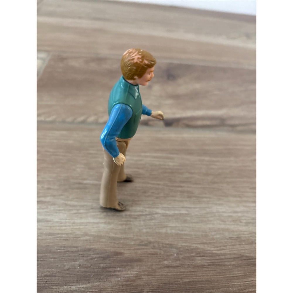 Tomy Smaller Homes‎ Dollhouse Replacement 4" Figure Doll Father Dad Vintage 80s - Picture 6 of 6